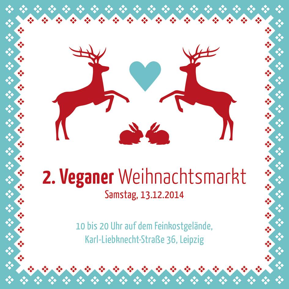 Flyer veganer Weihnachtsmarkt