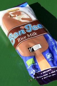 veganes Milcheis: Reismilchreis am Stil von Bon Ice